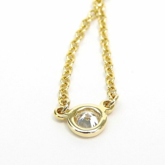 TIFFANY Gold Diamond Necklace - Picture 3 of 4